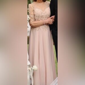 Champagne formal dress